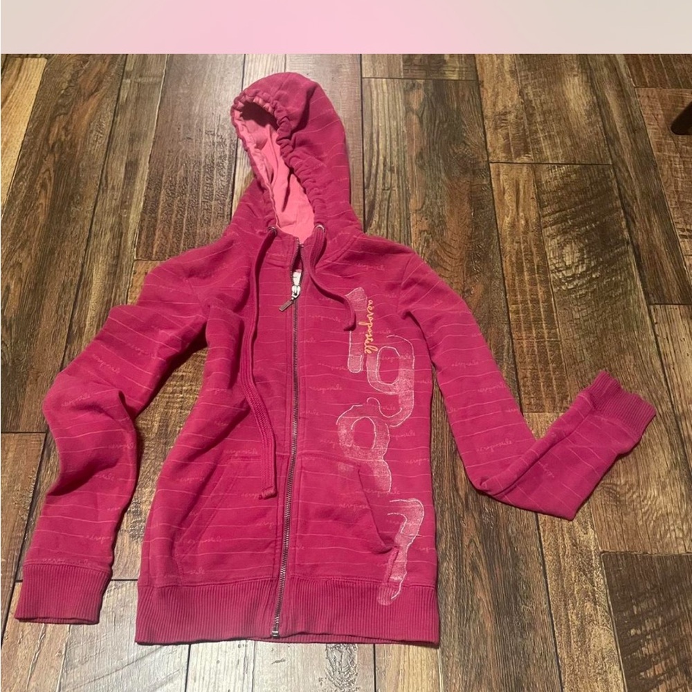 Aeropostale Pink Hoodie Sweater
